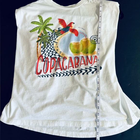 XL FARM Rio x Anthropologie organic cotton muscle shirt with vibrant graphic XL - Picture 7 of 11